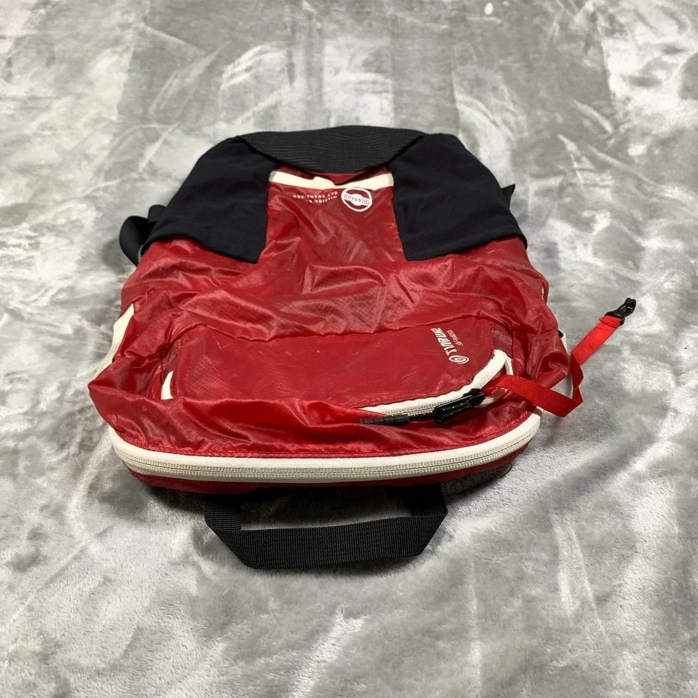 Timbuk2 Backpack Red Especial Raider Mission Cycling Lightweight Travel Commuter